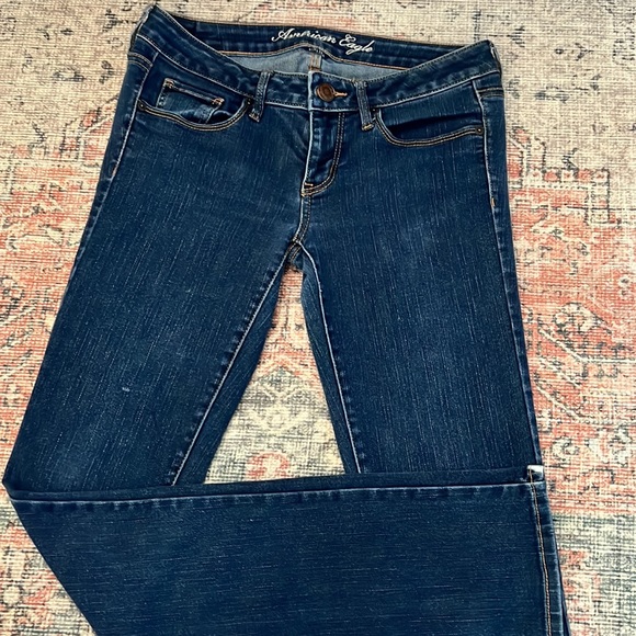 America Eagle Outfitter Jeans Size 8 Long - Picture 2 of 6